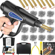Apparecchio per saldatura plastica 80W - 6 tipi 900 punti - macchina per saldatura plastica per riparazione parti plastiche rotte - nero.