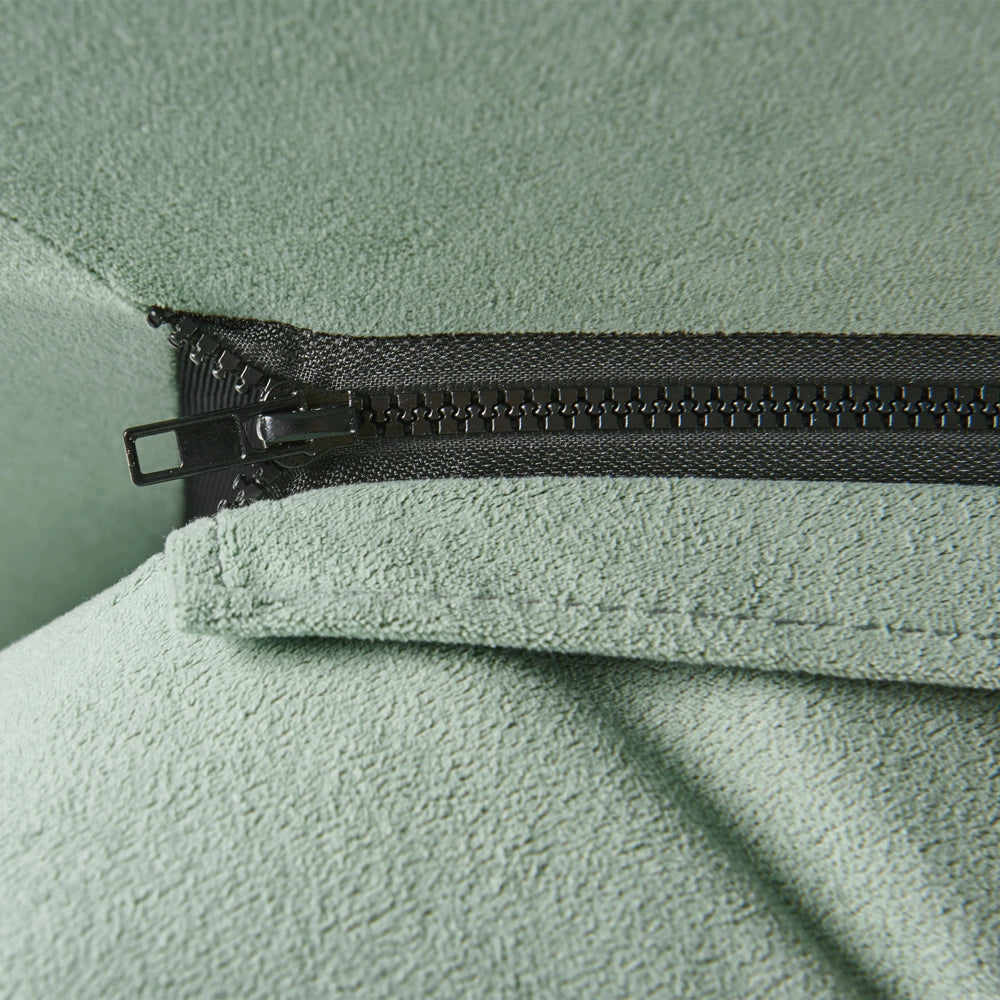 Letto matrimoniale ad acqua tessuto verde menta 180 x 200 cm camera da letto moderna