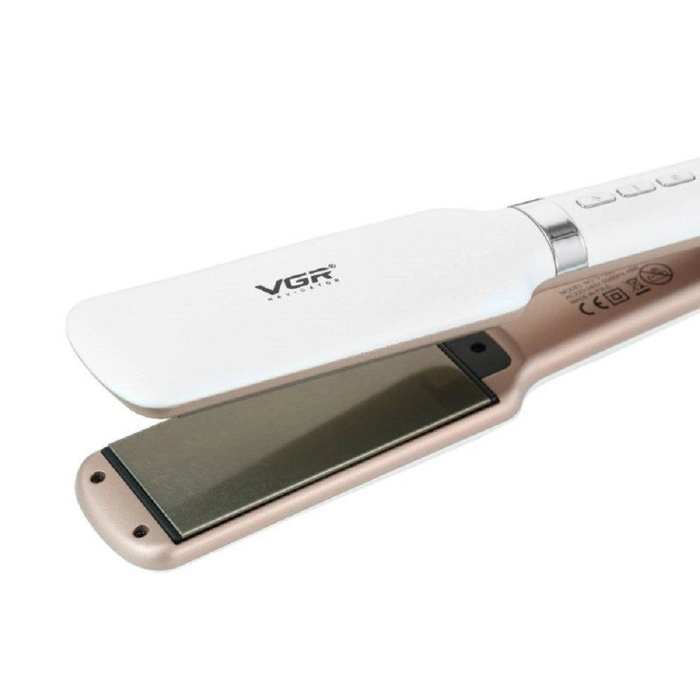Trade Shop - Piastra Capelli Professionale Larga 42mm Rivestita In Ceramica Display Lcd V-520 -
