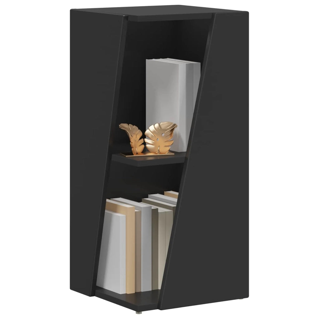 Mensola laterale Nero 33 x 32 x 70,5 cm Legno multistrato 892408