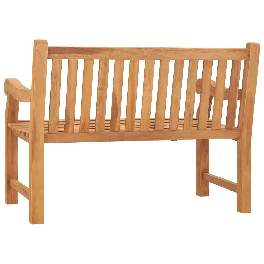 Panca da giardino mobili da esterno terrazza 114 x 69 x 92 cm legno massello di teak 02_0011182