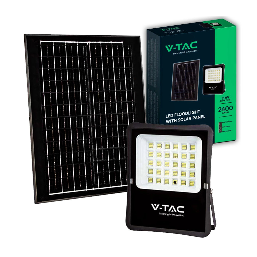 20w LED Solar Flodlight 6400K