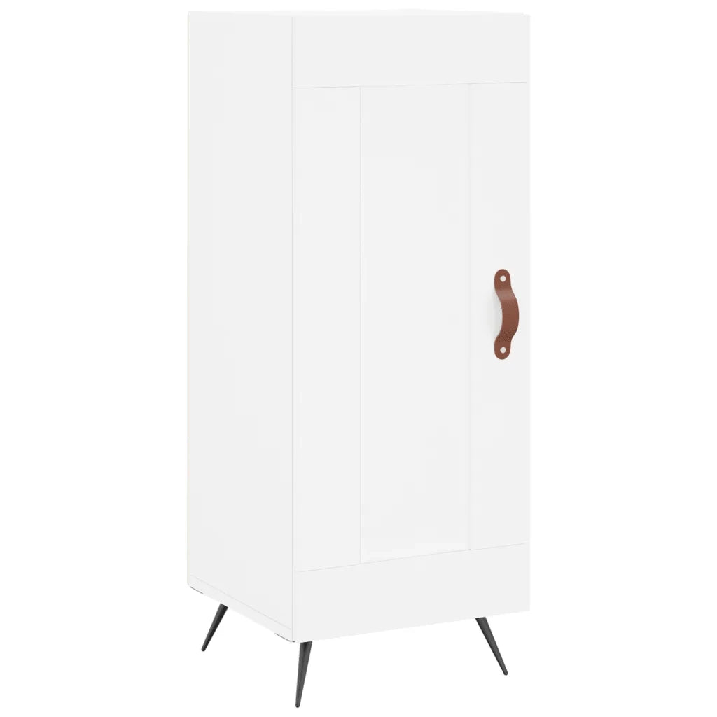 Credenza-Buffet-Armadio da cucina Bianca 34,5x34x90 cm in Legno Multistrato 303313