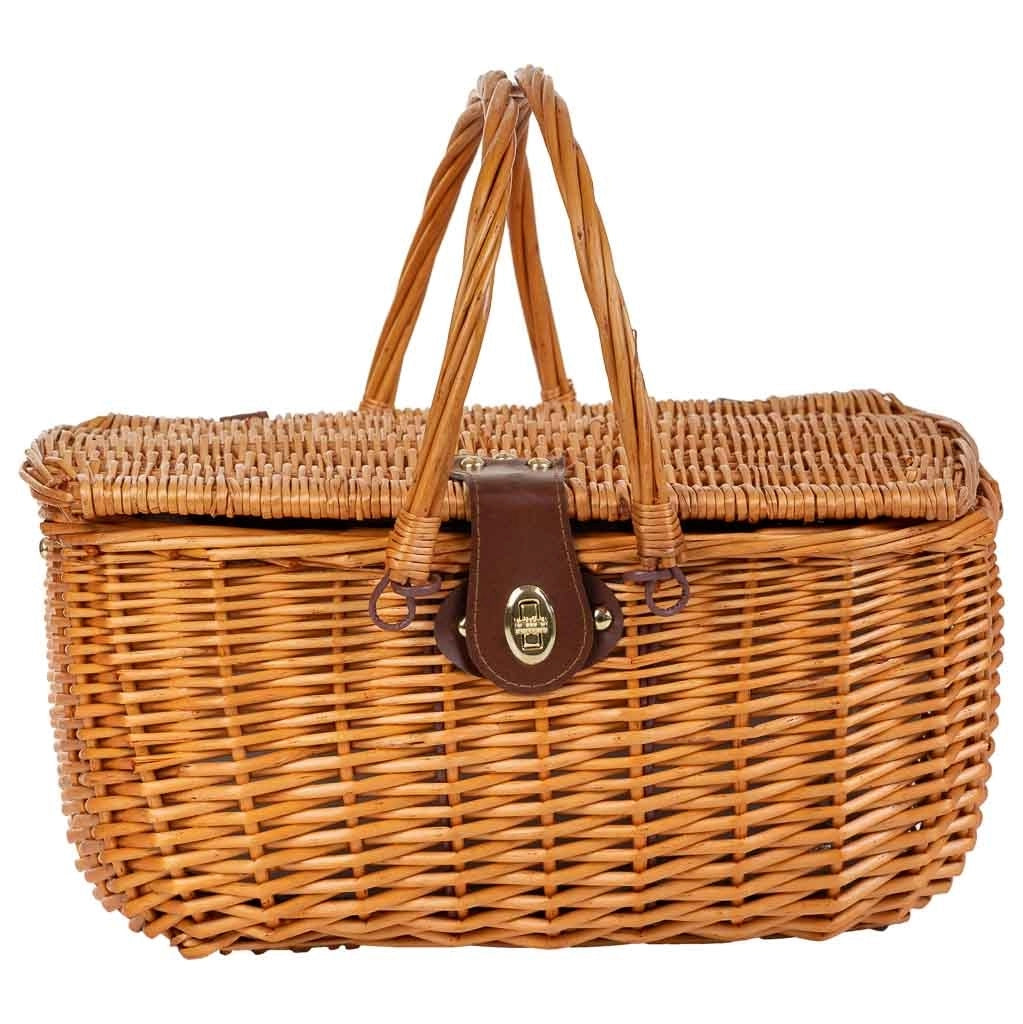 Cesto picnic rosso 40x28x22