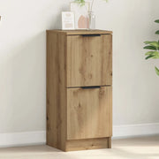 Credenza Rovere Artigianale 30x30x70 cm in Legno Multistrato