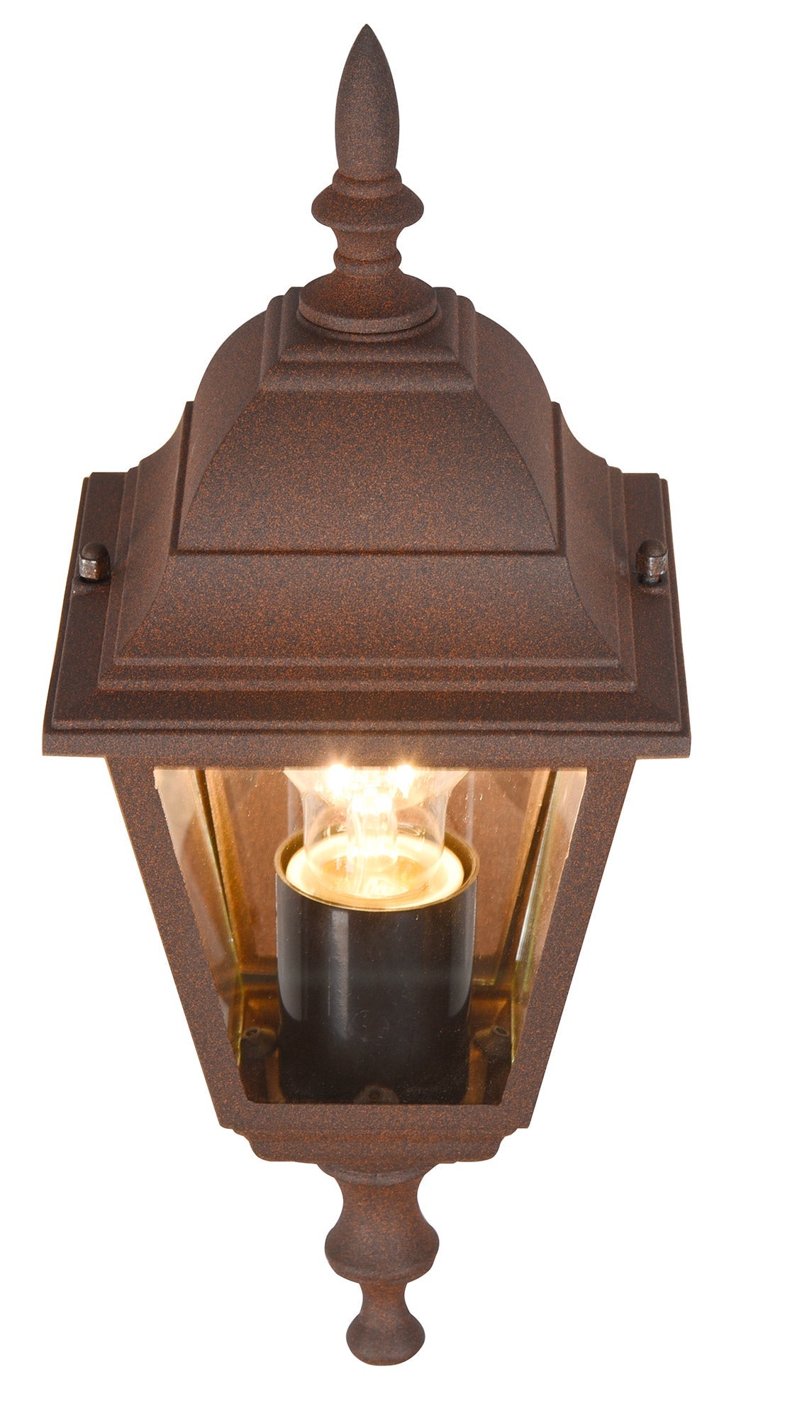 Applique da Esterno Attacco E27 in Alluminio Ruggine