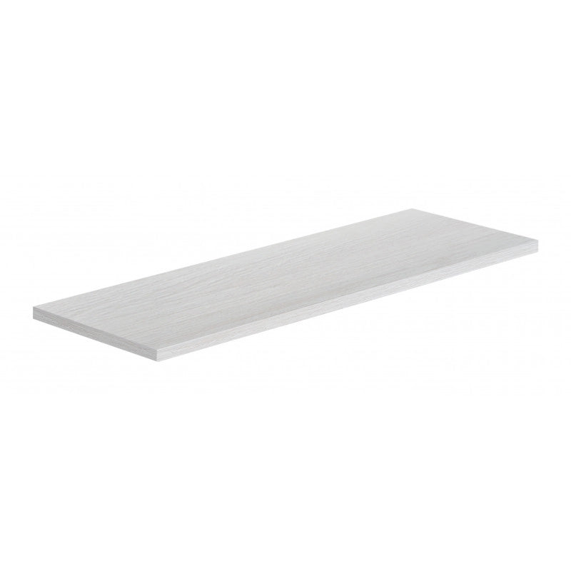 Mensola da Muro, Scaffale Legno, Mensola da Parete, Rovere Sbiancato, 56x20x1,8 cm - Smart
