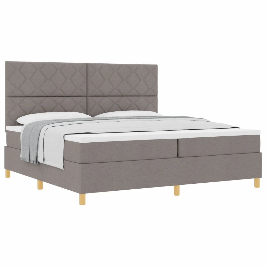 Letto a molle con materasso Talpa 200 x 200 cm Tessuto 3339725