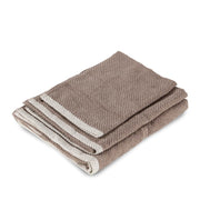 Set Asciugamani Bagno 3 Pezzi in Cotone 100% 430 GSM, Telo Doccia 70x140 cm, Asciugamano Viso 50x100 cm e Ospite 40x50 cm, Effetto Popcorn Morbido e Assorbente Cashmere-Beige