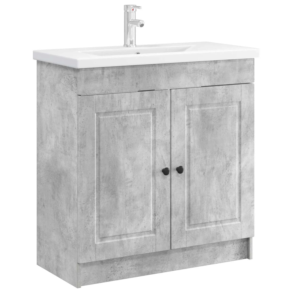 Mobiletto da bagno sotto il lavello Grigio Cemento 890077
