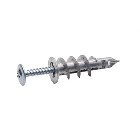 TASSELLO TURBOPLASTER CON VITE Inscatolato corpo+vite - 100 pezzi- AKIFIX
