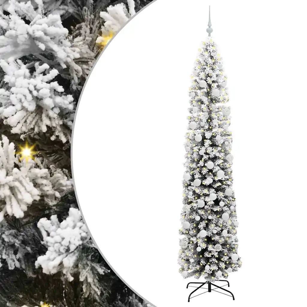 Albero di Natale | Decorazioni natalizie artificiale con 300 LED Verde 210 cm