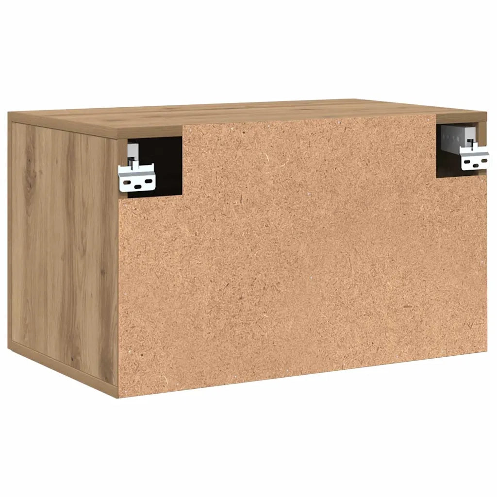 Mobiletto a muro Rovere artigianale 60 x 36,5 x 35 cm