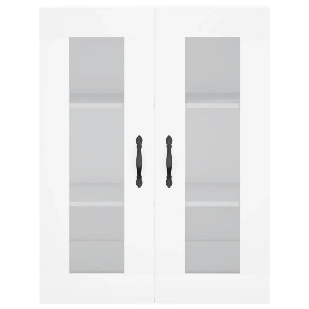 Credenza Bianca 69,5x34x180 cm in Legno Multistrato 3198369