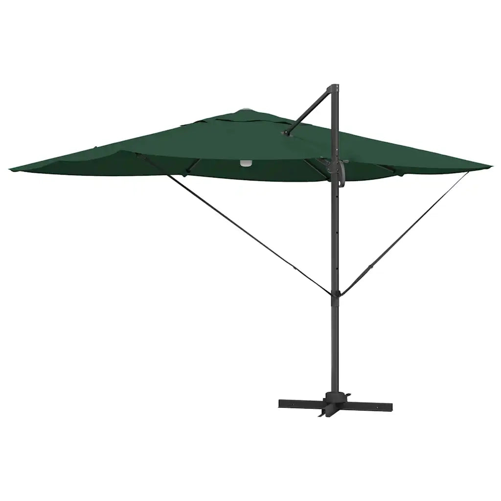 Ombrellone Verde 351 x 250 x 253 cm Poliestere e Alluminio 42003360
