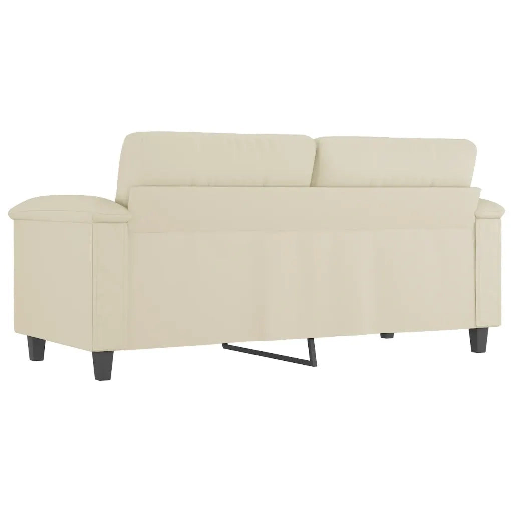 Divano | Divano da soggiorno | Sofa a 2 Posti Crema 140 cm in Similpelle