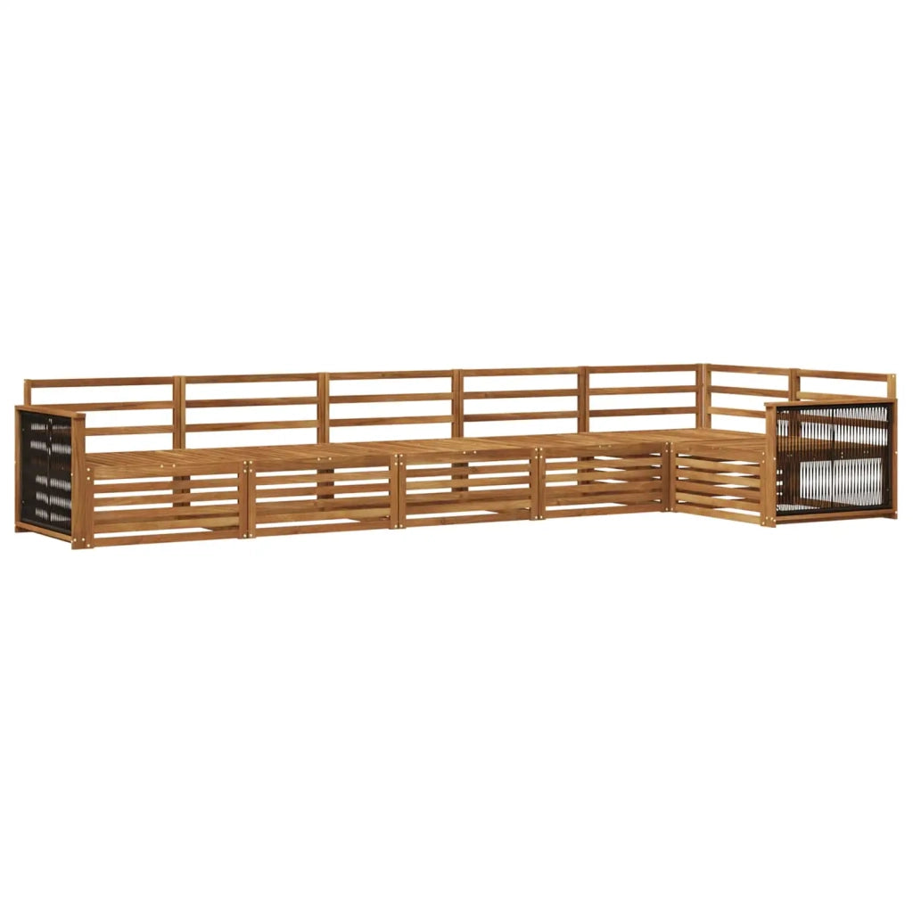 Set di divani da esterno 6 pcs Naturale 3383412