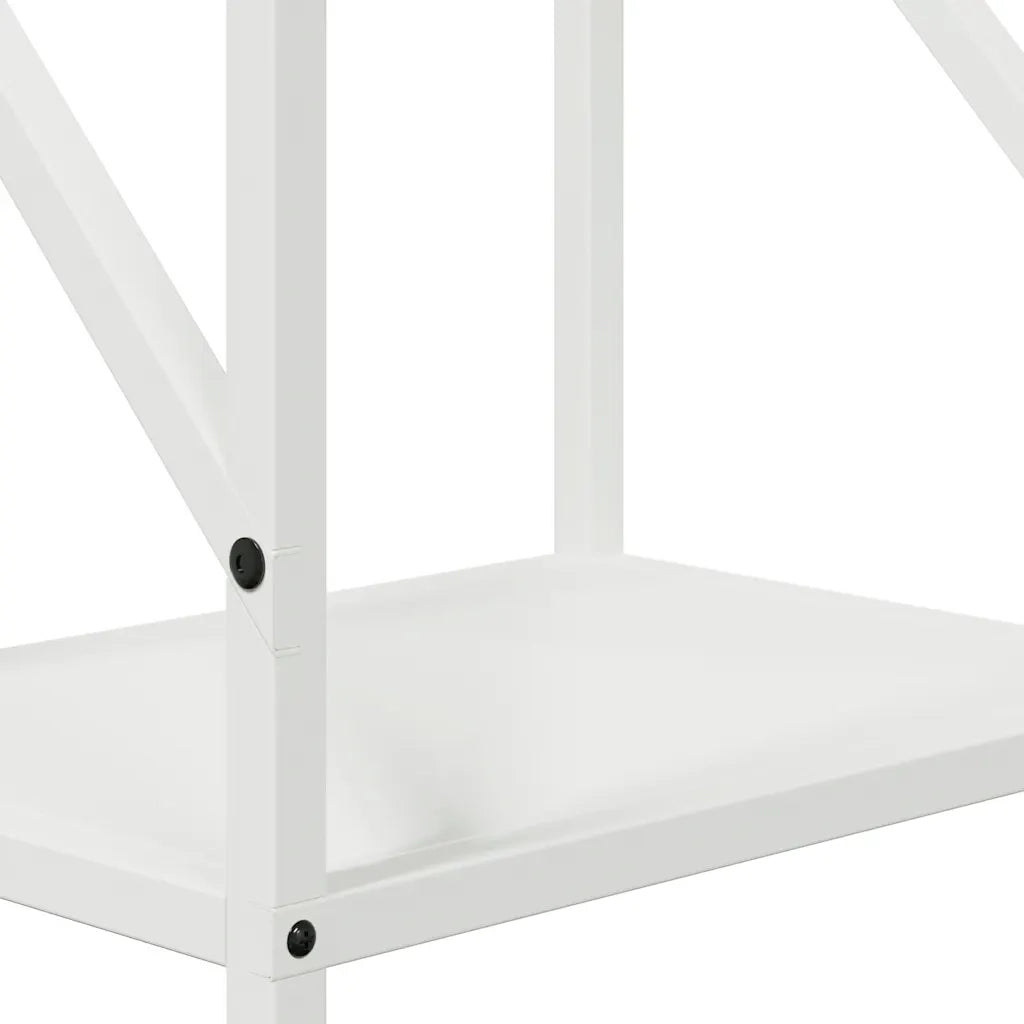 Rastrelliera per Legna da Ardere Bianca 34x25x100 cm CFW7999131