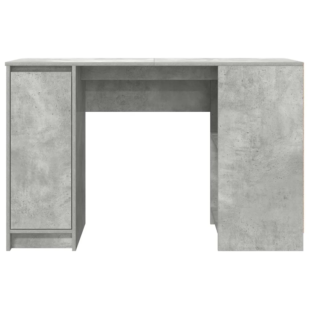 Scrivania Grigio Cemento 120x42x76 cm in Legno Multistrato 861817