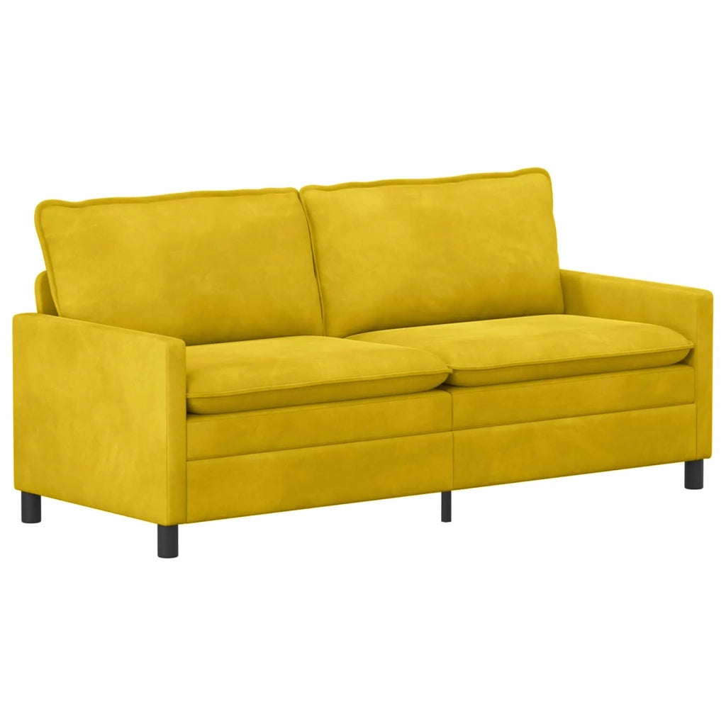 Set di divani 2 pcs Giallo Velluto 3417151