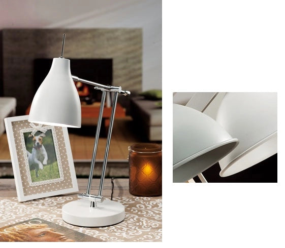 Lampada da Tavolo in metallo step snodabile 65 cm 2 Colori