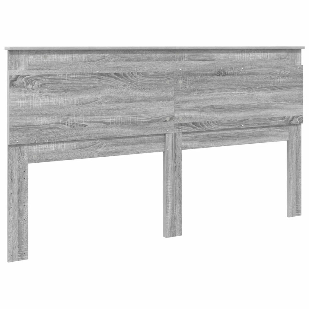 Testiera con testiera Grigio Sonoma 200 cm Legno multistrato 887422