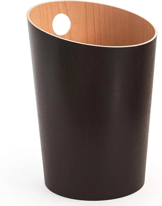Design Carta per Ufficio e Bambini - Unico Cassetto in Legno per la Raccolta della Carta - Miele