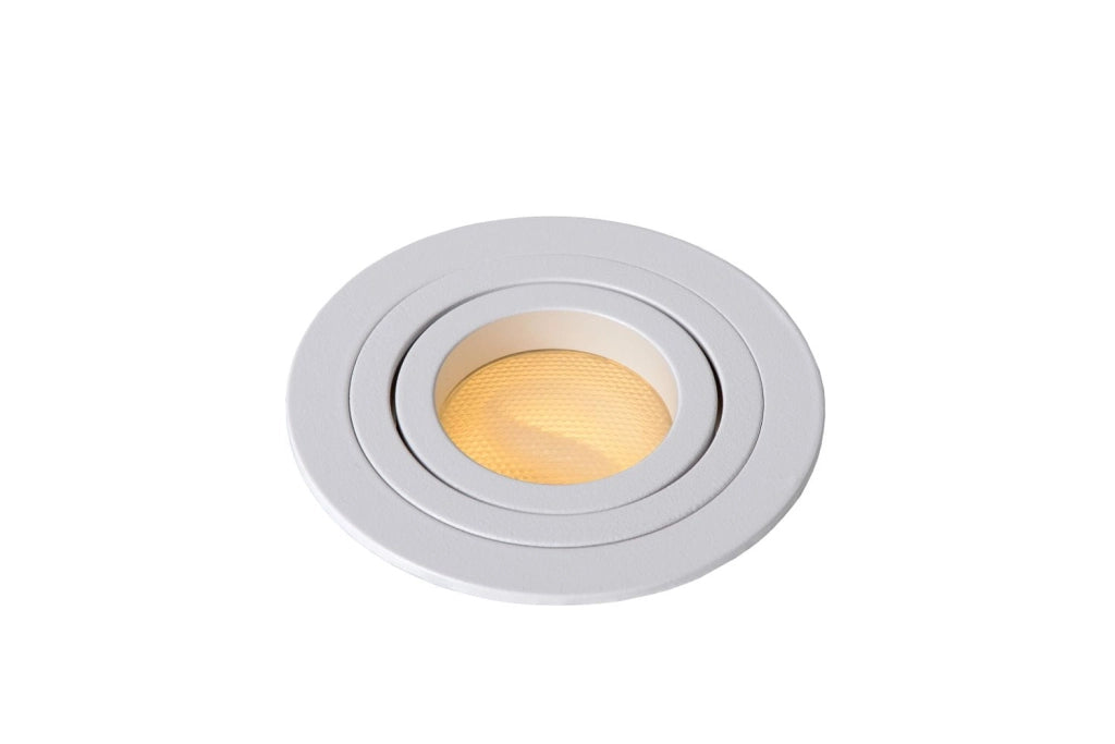 Faretto da incasso soffitto Lucide Tube GU10 bianco