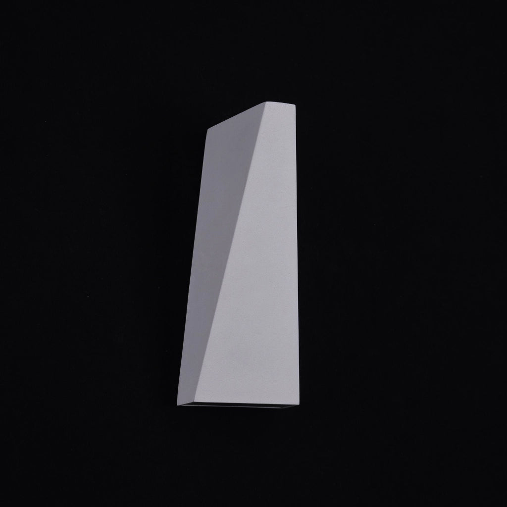 Lampada da parete Outdoor in Metallo Times Square Bianco