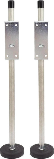 Scalone Telescopico da Livellamento da 60 cm - Acciaio Inox - Antiscivolo - Livellatore Stabilizzatore con Pedane di Gomma