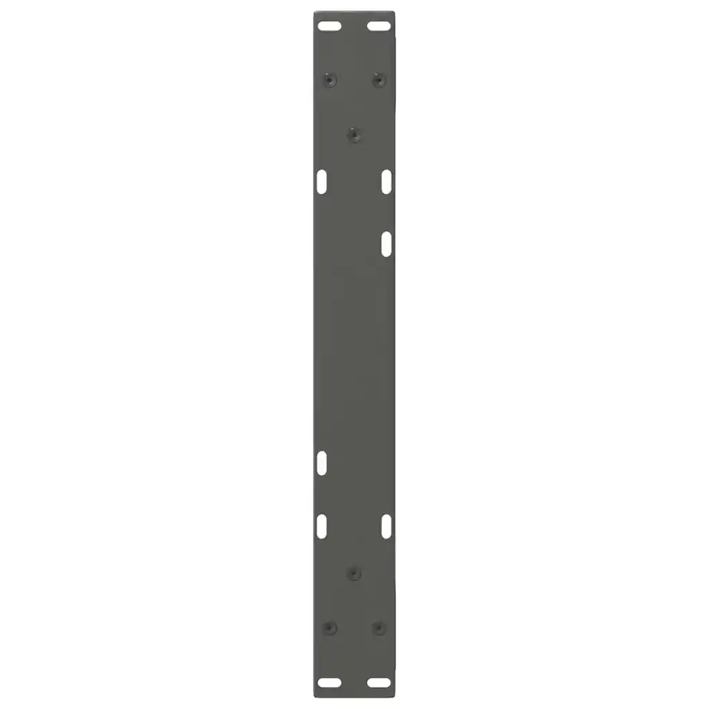 Gambe per tavolino 2 pz-Set di 2 Gamba per Tavolo Antracite 60x(30-31,3) cm Acciaio