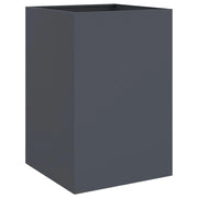 Fioriera rialzata per piante fiori terrazza giardino 52 x 48 x 75 cm acciaio antracite 02_0037683
