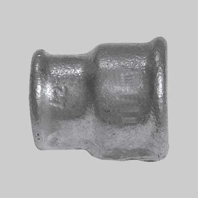 MANICOTTO RIDOTTO FEMMINA/FEMMINA ZINCATO  11/2 x 1     MADE IN ITALY