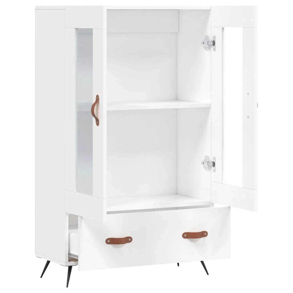 Buffet credenza cassettiera mobiletto mobile contenitore organizer cucina soggiorno salotto alto 69,5 x 31 x 115 cm legno ingegnerizzato bianco 02_0032511