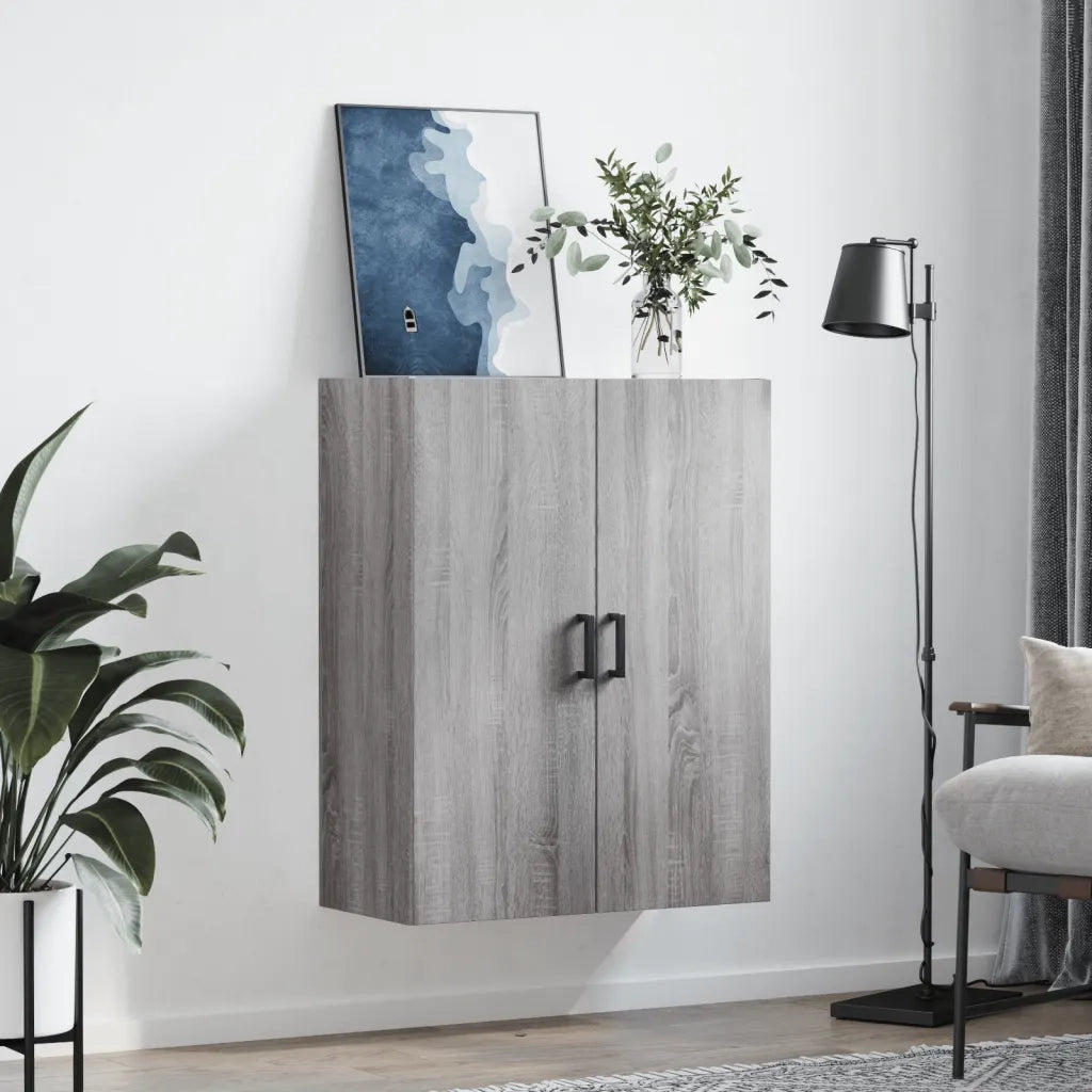 Armadietto a Muro | Mobile a Parete Grigio Sonoma 69,5x34x90 cm