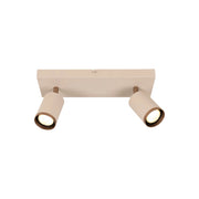 Faretto soffitto REGINA 2xGU10 taupe alluminio Lucide