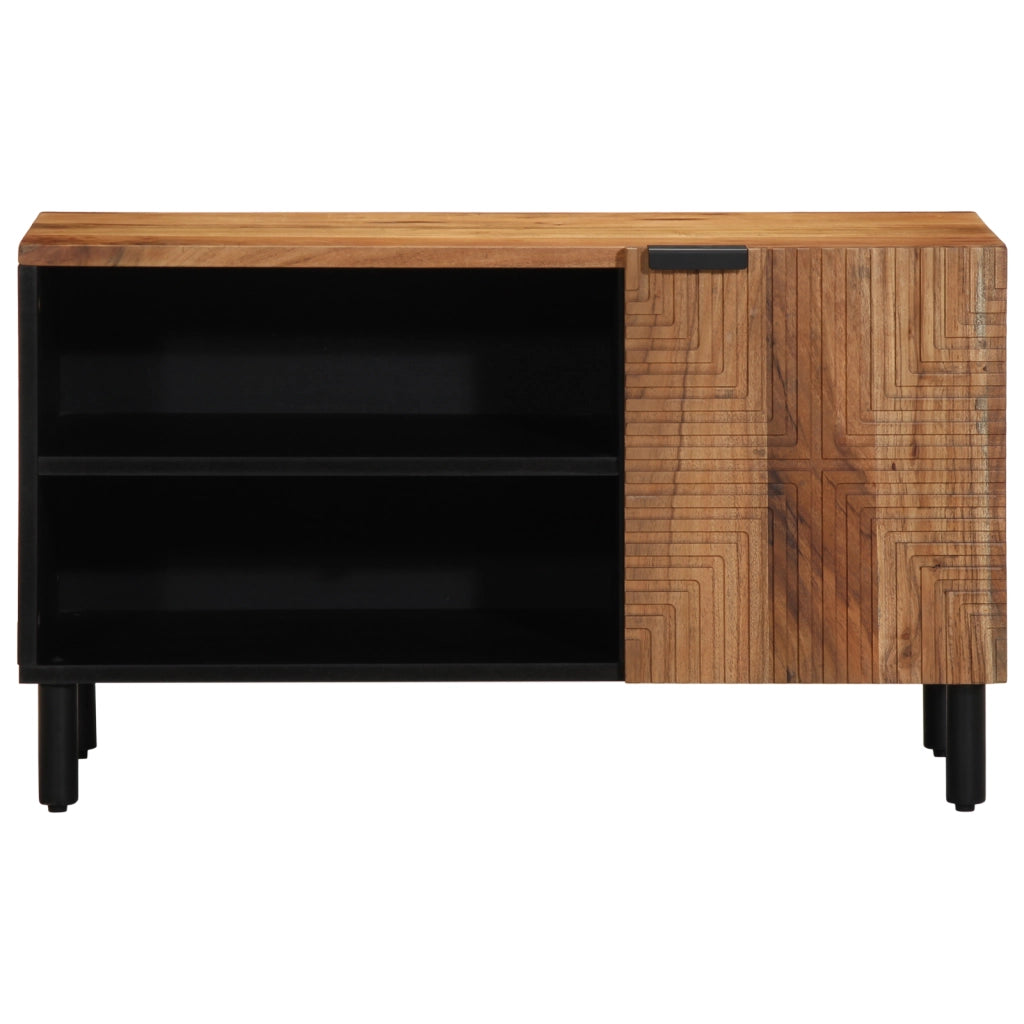 Mobile TV  80x31,5x46 cm in legno massello di acacia