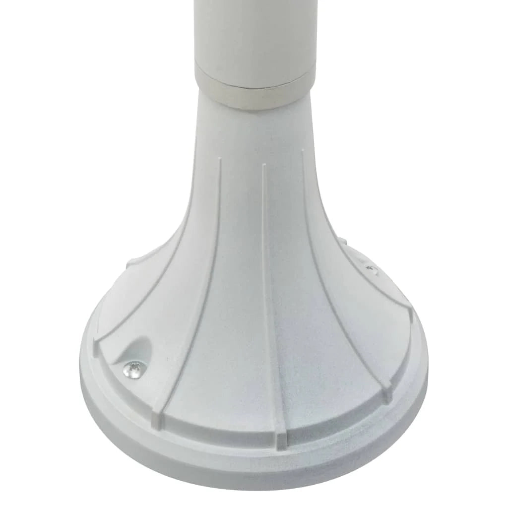 Lampada da terra da giardino E27 120 cm alluminio bianco 02_0042535