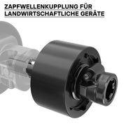 Frizione di sovraccarico cardano 201mm Filetto interno/esterno 1 3/8" Albero scanalato 6D Max 2400Nm