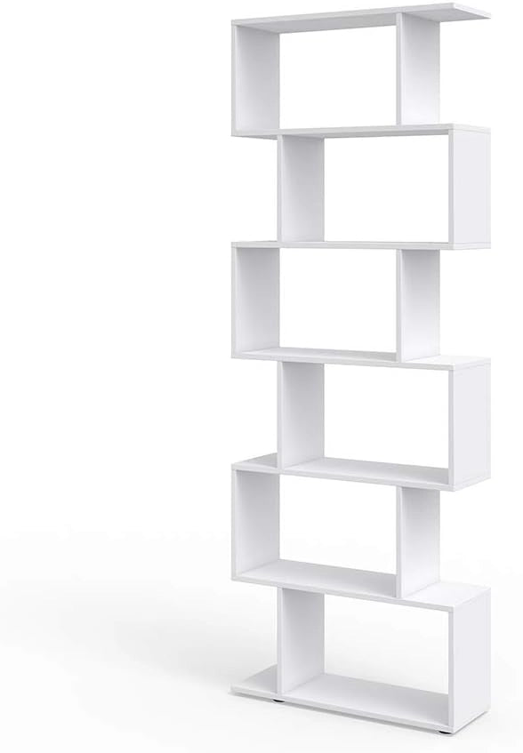 Divisorio per ambienti Levio, Grigio, 70 x 192.2 cm, per una suddivisione flessibile degli spazi in forma a Z, posizionabile su entrambi i lati