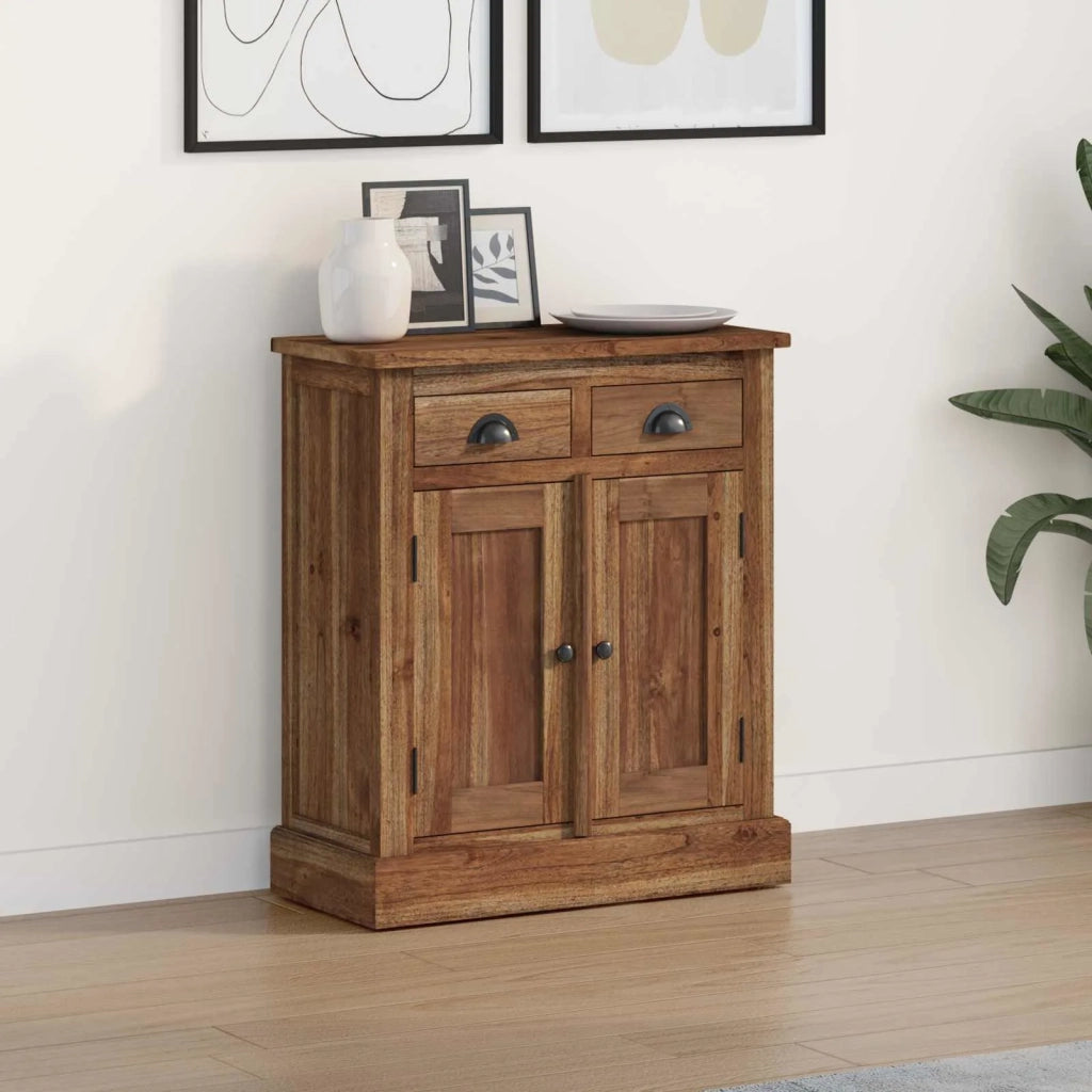 Armadio con porta Naturale 65 x 30 x 75 cm Legno di teak solido 42017953