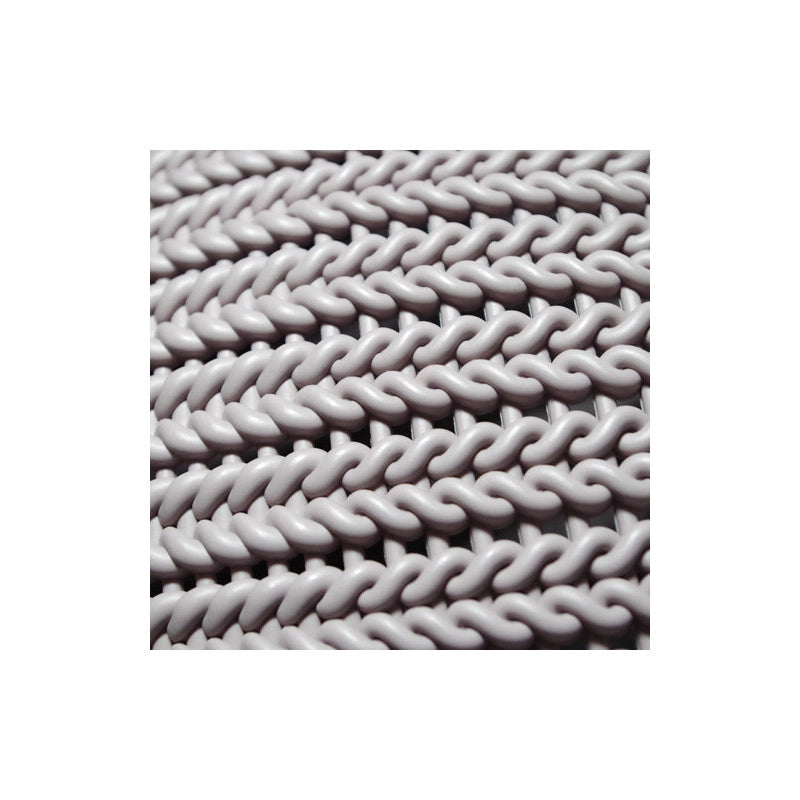 Pot + Cache pot CURVER aspect tricotÃ© - Beige - Taille M