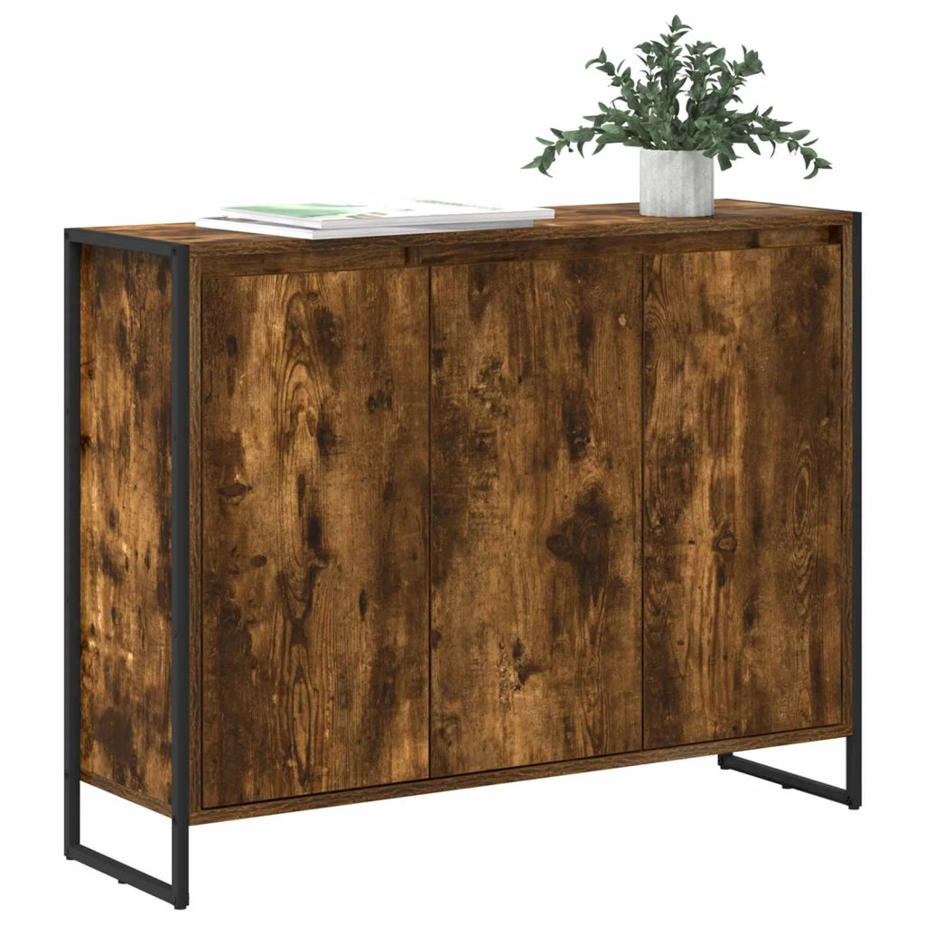 Mobile laterale Quercia Fumosa 96,5 x 30 x 75 cm