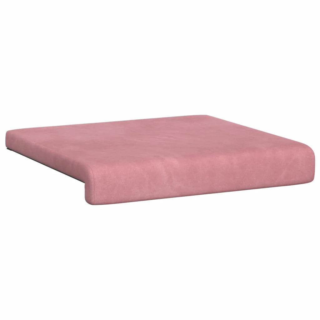 Cuscino per panchina 4 pcs Velluto Rosa Profondità 35 cm 42043102