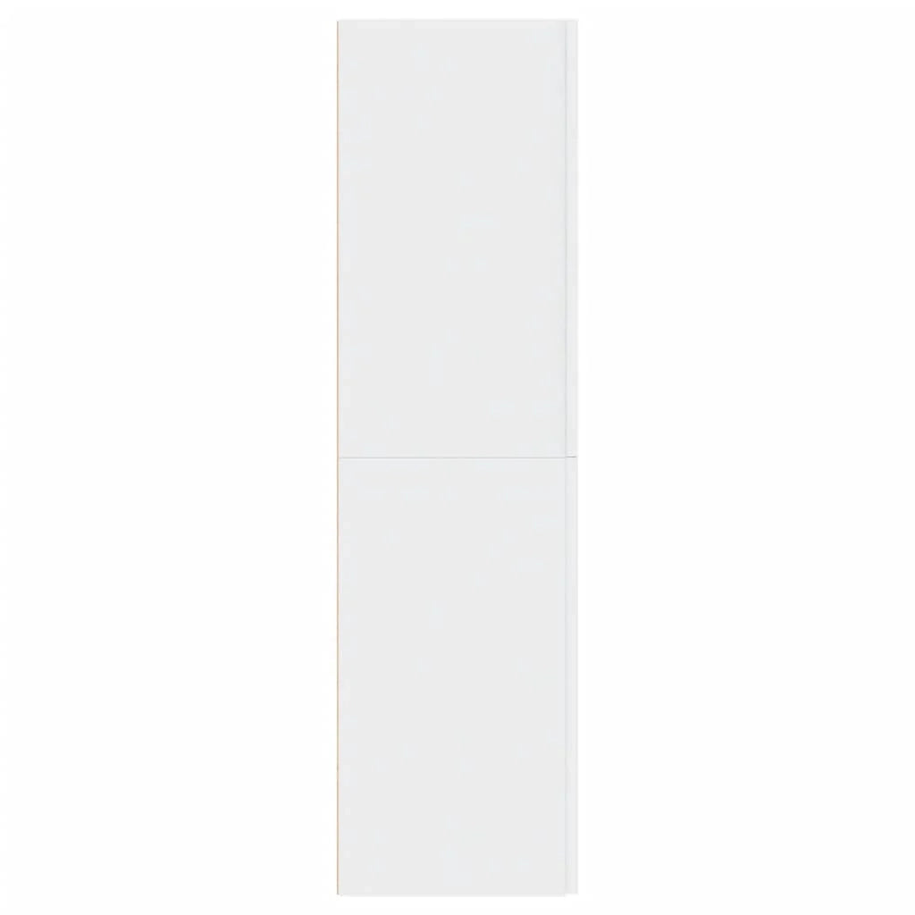 Mobile TV multimediale mensola TV credenza mobile TV sala da pranzo soggiorno camera da letto 30,5 x 30 x 110 cm legno ingegnerizzato bianco 02_0026116