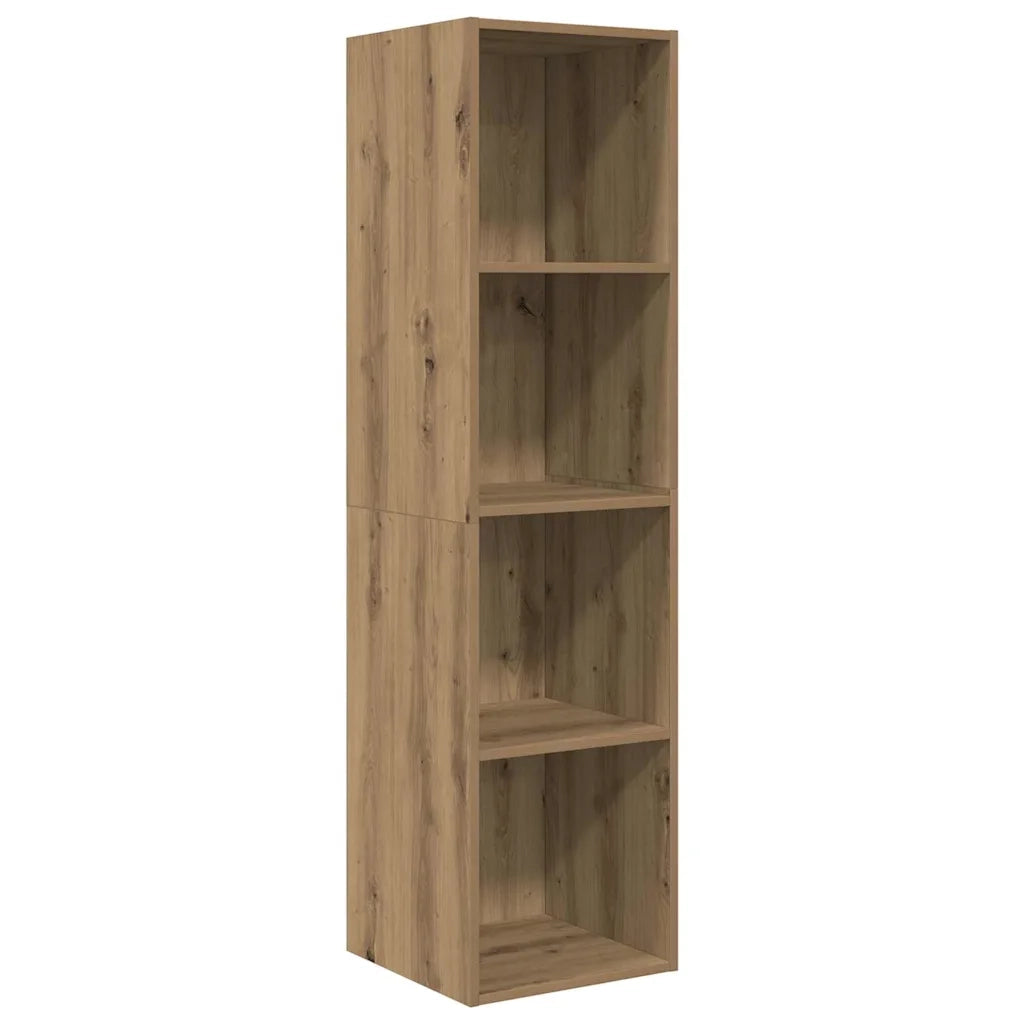 vidaXL Mobile TV 2 pcs Marrone 37 x 37 x 142.5 cm Legno multistrato