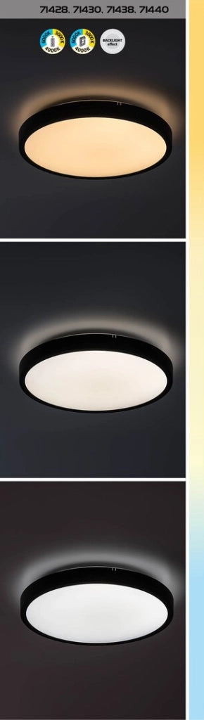 Plafoniera LED Alenzo Rabalux Ø42 36W IP44 telecomando