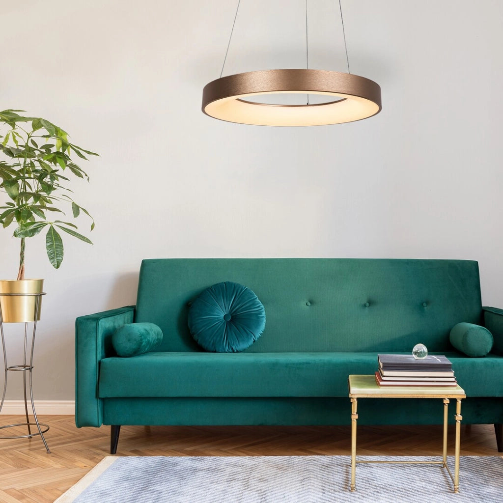 Lampadario LED rotondo 80cm 80W oro Carmella Rabalux