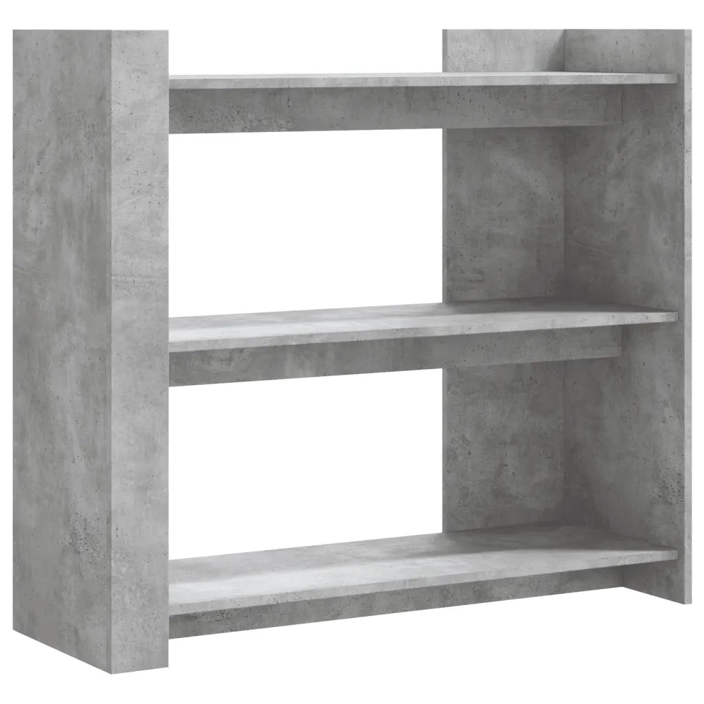 Tavolino Consolle-Tavolino da soggiorno-Tavolo Grigio Cemento 100x35x90 cm in Multistrato 323931