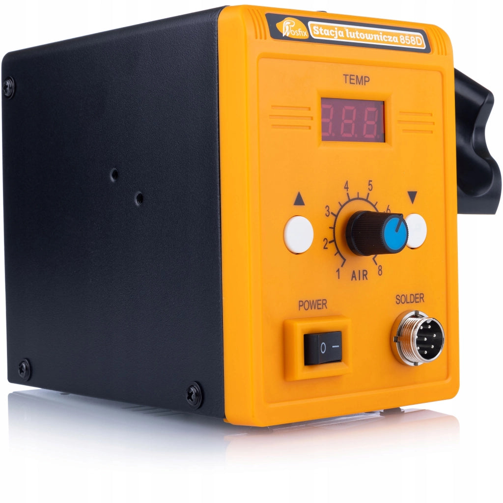 Stazione Saldante Hot-Air 858D – Potenza 700W, Regolazione Temperatura 100-500°C
